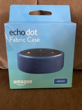 Amazon Echo Dot Fabric Case in Indigo Blue